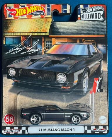 2022 Hot Wheels '71 Mustang Mach 1 Boulevard #56 Joey Logano