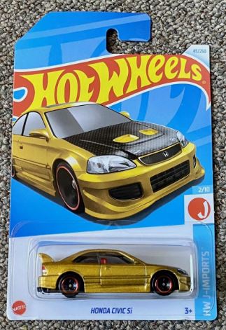 2024 Hot Wheels Honda Civic Si Gold HW J Imports 2/10