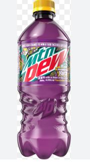 New Mountain Dew Baja Passionfruit Punch 20 Ounce Bottle Limited Time Only