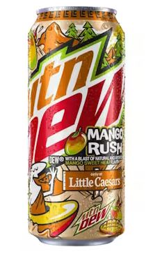 Mountain Dew Mango Rush Little Caesars Exclusive