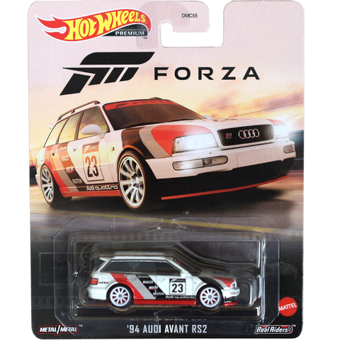 New 2023 Hot Wheels Forza '94 Audi Avant RS2 Retro Entertainment Premium Real Riders