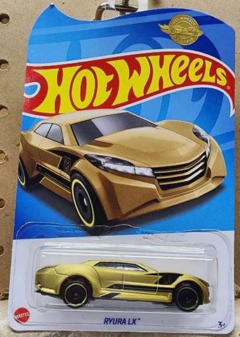 New 2023 Hot Wheels Ryura LX Gold Damaged