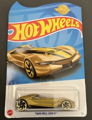 New 2023 Hot Wheels Twin Mill Gen-E Gold