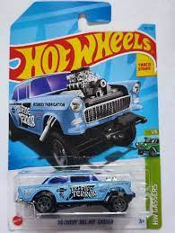 New 2023 Hot Wheels '55 Chevy Bel Air Gasser Blue Tri Five Terror