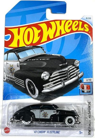New 2024 Hot Wheels '47 Chevy Fleetline HW First Response Police Car