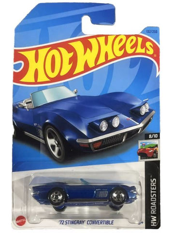 New 2024 Hot Wheels '72 Stingray Convertible HW Roadsters Blue Corvette