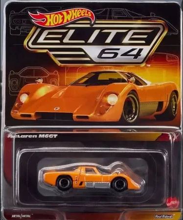 New 2024 Hot Wheels Elite 64 McLaren M6GT #12 – Mason City Poster