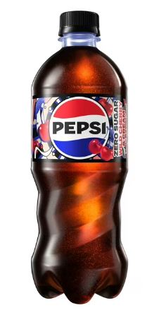 New Pepsi Wild Cherry & Cream Zero Sugar 20 Ounce Bottle