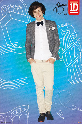 1D – Harry – Pop Music Poster 22x34 RP6041 One Direction