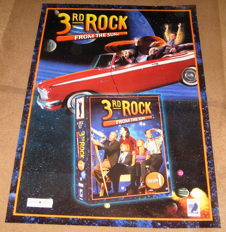 3rd Rock From the Sun Season 1 Poster Tv show used 27x40