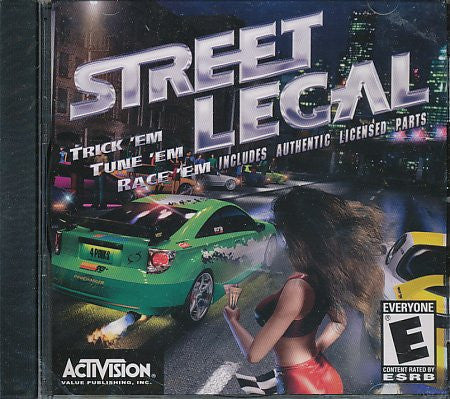 Street Legal PC Game By Activision Value Publishing Used 2002