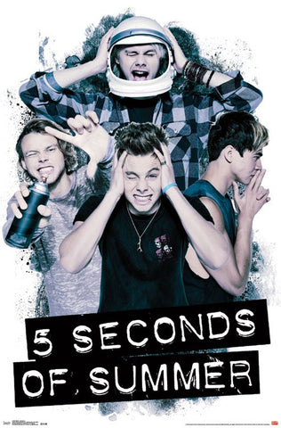 5SOS - Headache Music Poster 22x34 RP14395 UPC882663043958 5 Seconds Of Summer