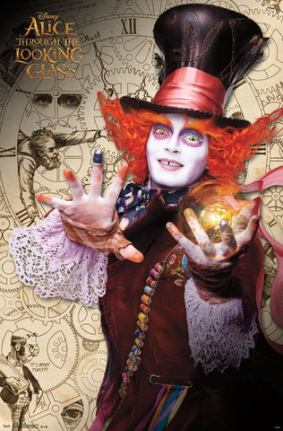 AIW 2 - Mad Hatter Movie Poster RP14261 UPC882663042616 23x34 Disney Alice Through The Looking Glass