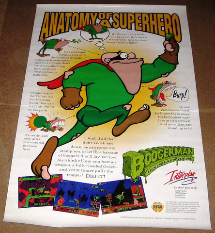 Anatomy of a Superhero Game Poster 27x40 Used