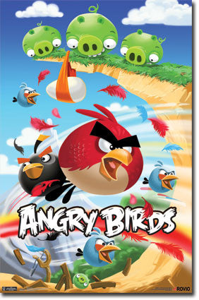 Angry Birds – Attack RP1459 Game Poster 22x34