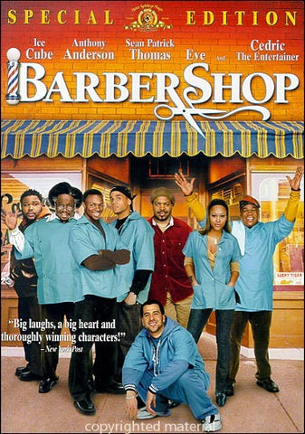 Barber Shop Movie DVD Used Barbershop 2002 Special Edition UPC027616882158 Ice Cube