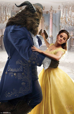 Beauty & The Beast - Dance 22x34 RP15090 UPC882663050901 Disney Rare