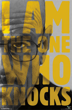 Breaking Bad - The One Who Knocks TV Show Poster 22x34 RP13380 UPC882663033805