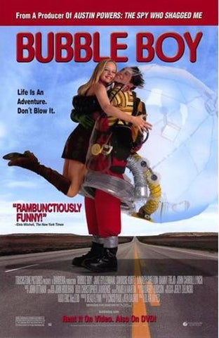 Bubble Boy Movie Poster 27x40 Used