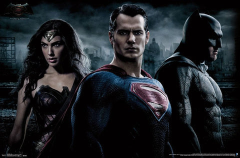 BvS - Trio Wall and Movie Poster 22x34 RP14224 UPC882663042241 Batman Vs Superman DC Comics