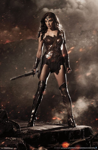 BvS - Wonder Woman Wall and Movie Poster 22x34 RP14225 UPC882663042258 Batman Vs Superman DC Comics