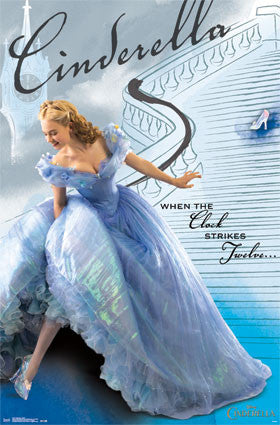 Cinderella - Stairs Movie Poster 22x34 RP13737 UPC882663037377 Disney –  Mason City Poster Company
