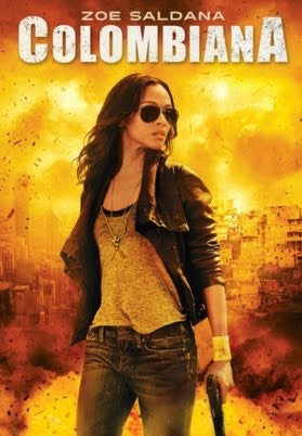 Colombiana 2011 Movie Poster 27x40 Zoe Saldana