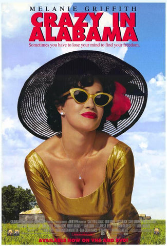 Crazy in Alabama Movie Poster 27x40 Used Melanie Griffith