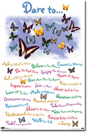 Dare To Poster RP1172  UPC017681011720 Trends International