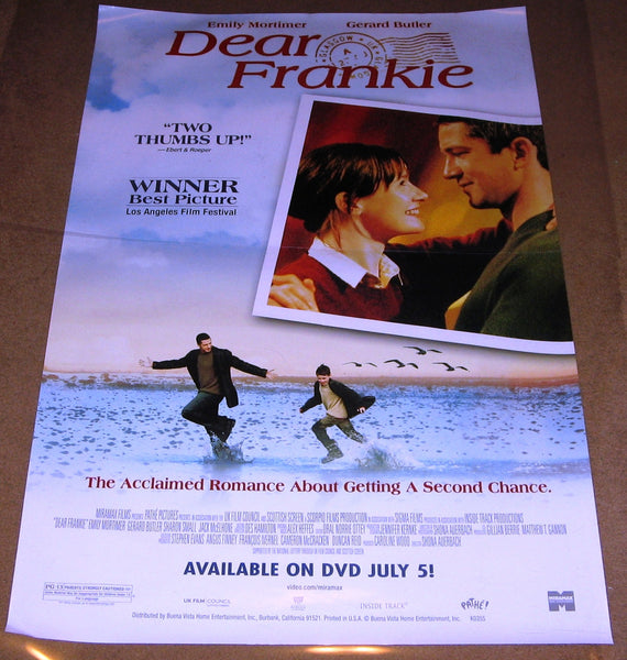 Dear Frankie 2004 Movie Poster 27x40 Used Emily Mortimer, Gerard Butle –  Mason City Poster Company