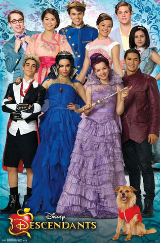 Descendants - Group Movie Poster 22x34 RP14016 UPC882663040162