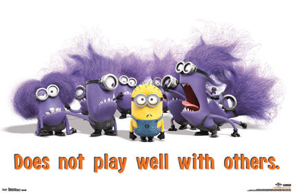 Despicable Me 2 Purple Minion Dave