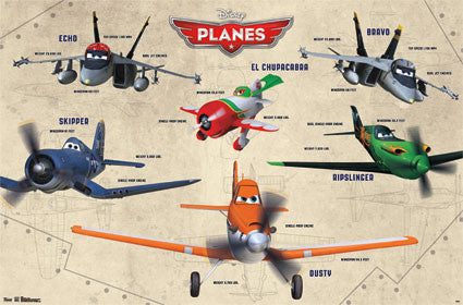 Disney Planes – Group Poster RP5968 22x34 UPC017681059685