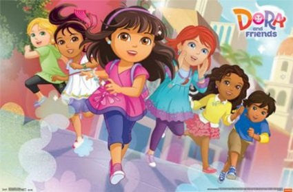 Dora & Friends - Running TV Show Poster 22x34 RP13954 UPC882663039548