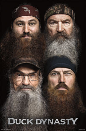 Duck Dynasty – Beards	TV Show Poster 22x34 RP6682 UPC017681066829