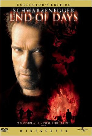 End of Days Movie DVD Widescreen Collectors Edition Used Arnold Schwarzenegger UPC025192072123