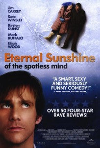 Eternal Sunshine of the Spotless Mind 2004 Movie Poster 27X40 Used Jim Carrey, Kate Winslet, Kristen Dunst, Elijah Wood, Mark Buffalo