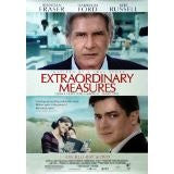 Extraordinary Measures Movie Poster (2010) 27x40 Used Brendan Fraser, Robert Blanche, Jared Harris, Jeanine Jackson, PJ Byrne, David Clennon, Betty Moyer, Derek Webster, Harrison Ford, Courtney B Vance, Lily Mariye, Sherilyn Lawson, Sharonlee McLean