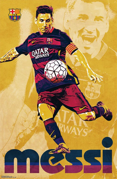 FC Barcelona - L Messi 15 Sports Poster 22x34 RP14485