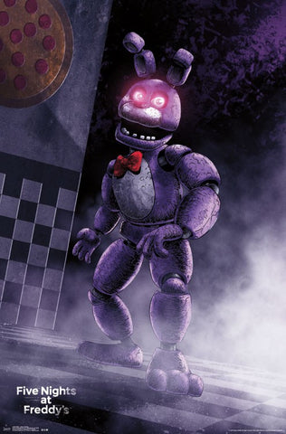 FNAF - Classic Bonnie Movie Poster 22x34 RP14809 UPC882663048090 Five Nights At Freddy's