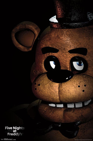 FNAF - Freddy Movie and Game Poster RP14565 UPC882663045655 23x34 Five Nights At Freddy's