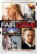 Fair Game Movie Poster 27x40 Used Sean Penn, George W Bush, Condoleezza Rice,  Michael Goodwin, Polly Holliday, Iris Bahr, Chet Grissom, Deidre Goodwin, Tim Griffin, Byron Utley, David Warshofsky, Naomi Watts, Remy Auberjonois, David Denman