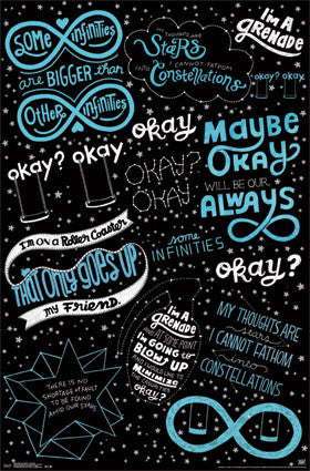 Fault in our Stars - Love Note Movie Poster 22x34 RP13496 UPC882663034963