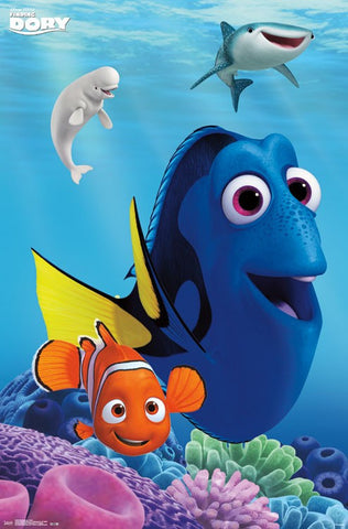 Finding Dory - Dory Movie Poster RP14103 22x34 UPC882663041039 Disney Pixar