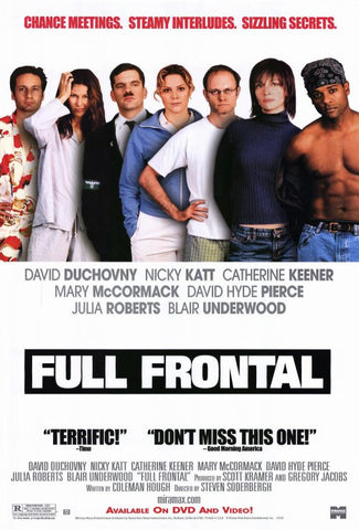 Full Frontal 2002 Movie Poster 27x40 Used David Fincher, Dawn Suggs, David Hyde Pierce, Brandon Keener, Andrew Connolly, Nancy Lenehan, Tracy Vilar, Nicky Katt, Laurent Schwaar, David Duchovny, Cynthia Gibb, Blair Underwood, Chris DeRose, Julia Roberts