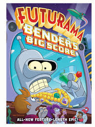Futurama Bender’s Big Score Movie Poster 27x40 Used