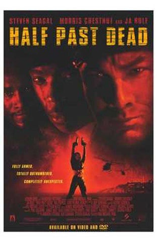 Half Past Dead Movie Poster 27x40 Used Nia Peeples, Steven Seagal