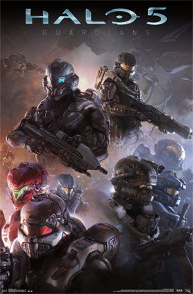Halo 5 - Troops (Armor) Game Poster 22x34 RP13609 UPC882663036097