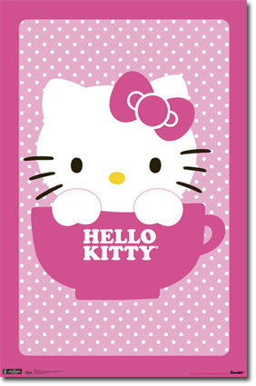Hello Kitty – Teacup Poster 22x34 RP5462 UPC017681054628 – Mason