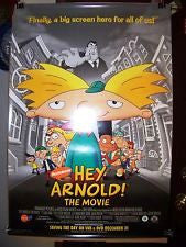 Hey Arnold! The Movie, Movie Poster 27x40 (2002) Used Elizabeth Ashley, Paul Sorvino, Maurice LaMarche, Dom Irrera, Bobby Edner, Robert Torti, Spencer Klein, Tress MacNeille, Kath Soucie, James Keane, Olivia Hack
